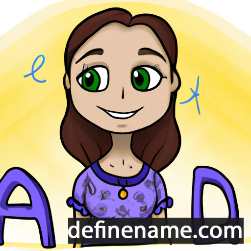 cartoon of the name Alda