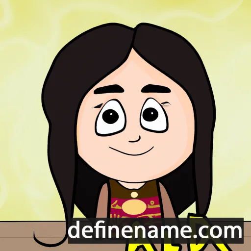 cartoon of the name Alda