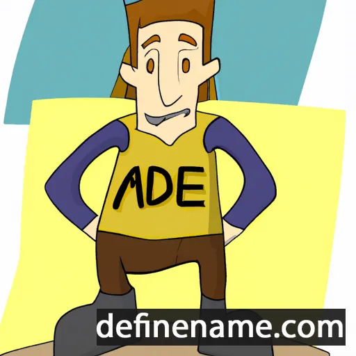 cartoon of the name Alde