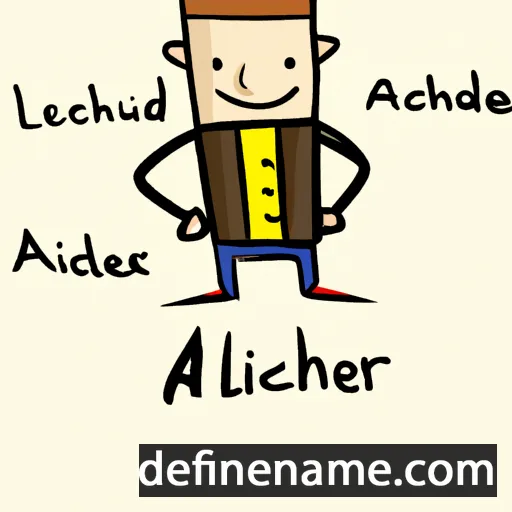 Alderich cartoon