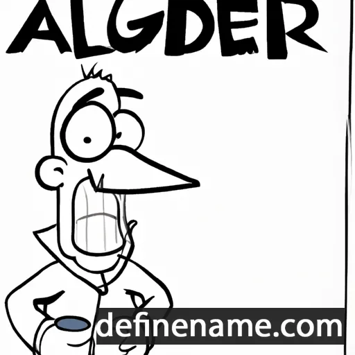 Aldger cartoon