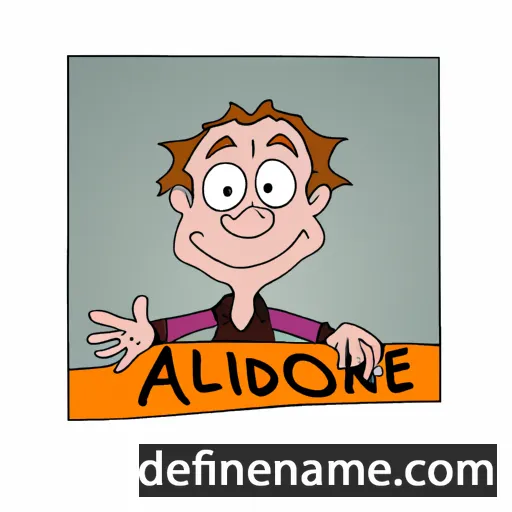 Aldonie cartoon