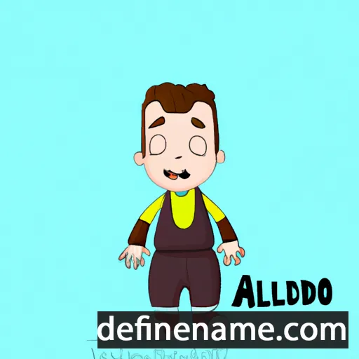 Alduíno cartoon