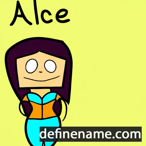 Alecea cartoon