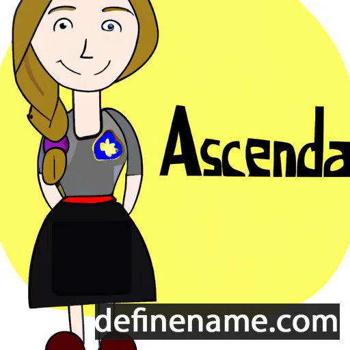 Alecsandra cartoon