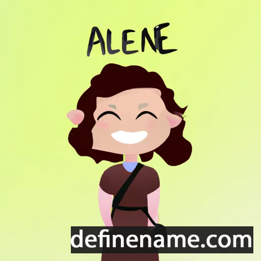 Aleene cartoon