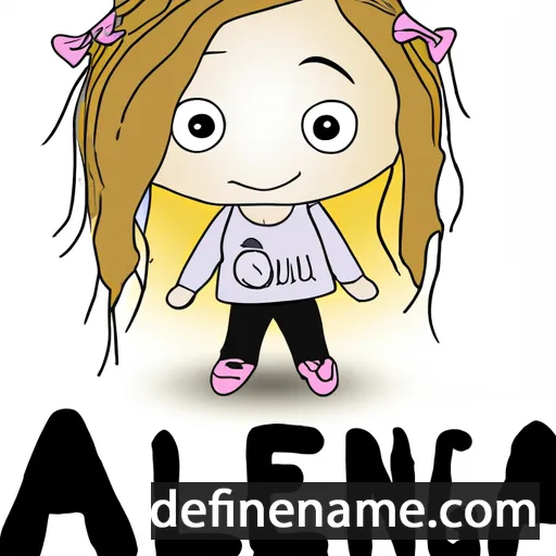 Alegna cartoon