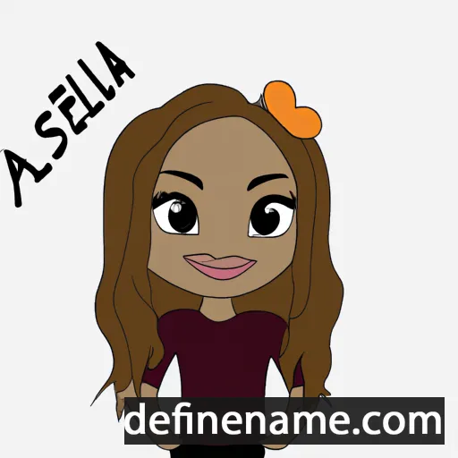 Aleishia cartoon