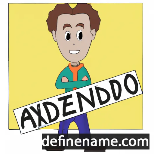 Aleixandro cartoon