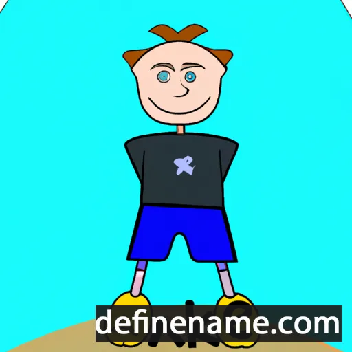 cartoon of the name Alek