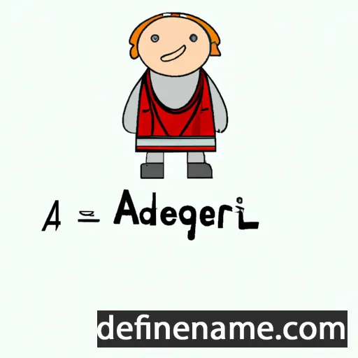 Álfgerðr cartoon