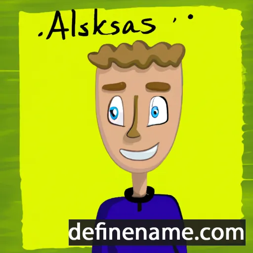 Aleksas cartoon