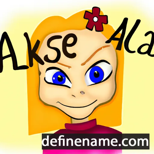 Aleksja cartoon