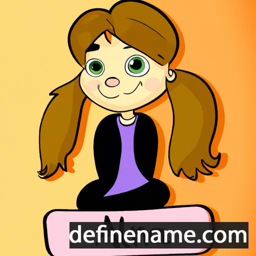 cartoon of the name Alena