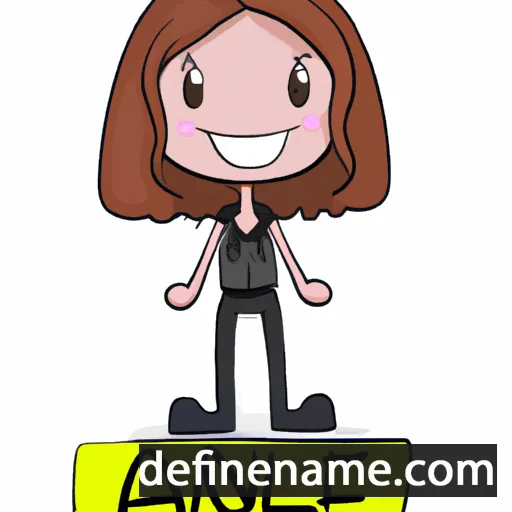 cartoon of the name Alene