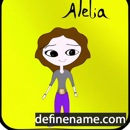 Alenia cartoon