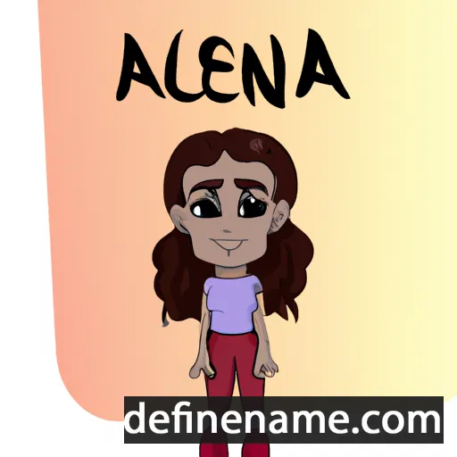 Alenna cartoon