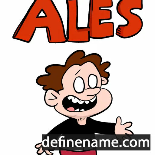 Ales cartoon