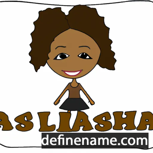 Aleshia cartoon