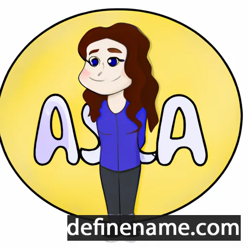 cartoon of the name Alesia