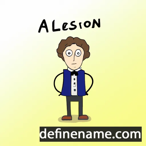 Alesson cartoon