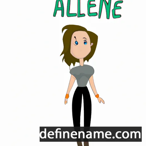 Alexane cartoon