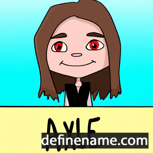 cartoon of the name Alexe