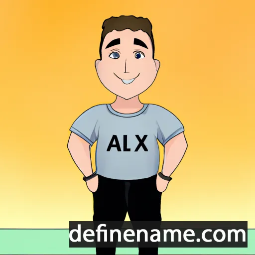 cartoon of the name Alexi