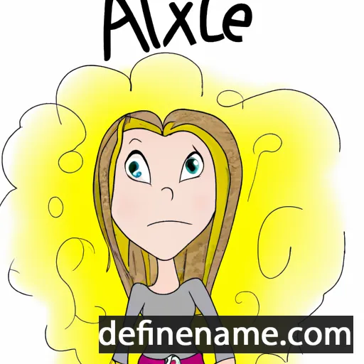 cartoon of the name Alexie