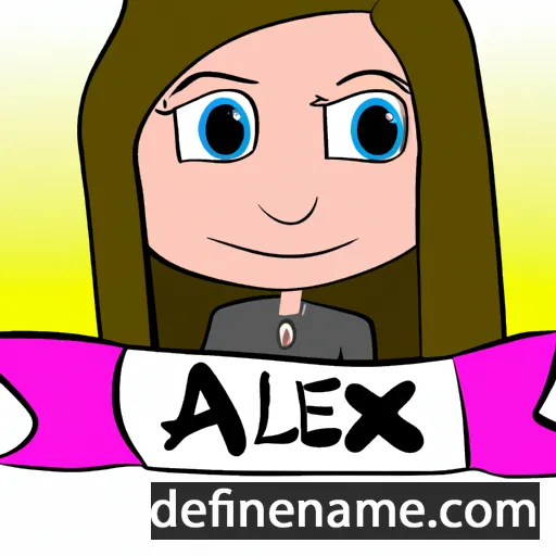 cartoon of the name Alexie