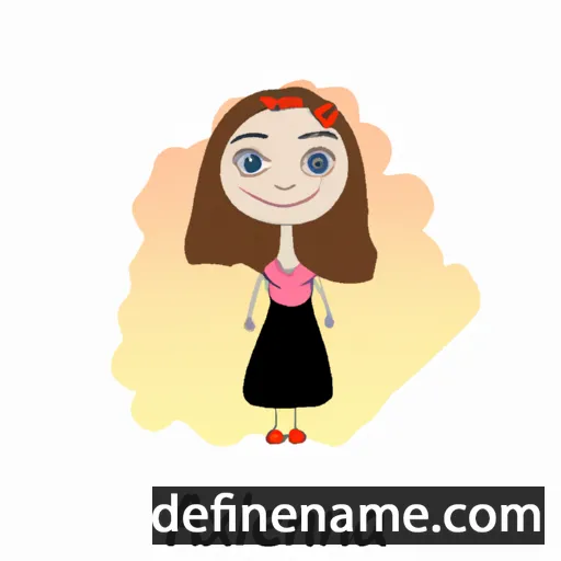 cartoon of the name Alexina