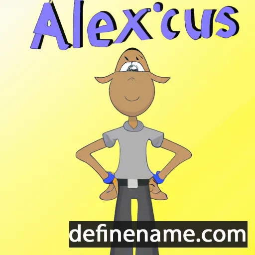 Alexious cartoon