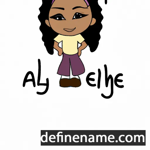 Aleyah cartoon