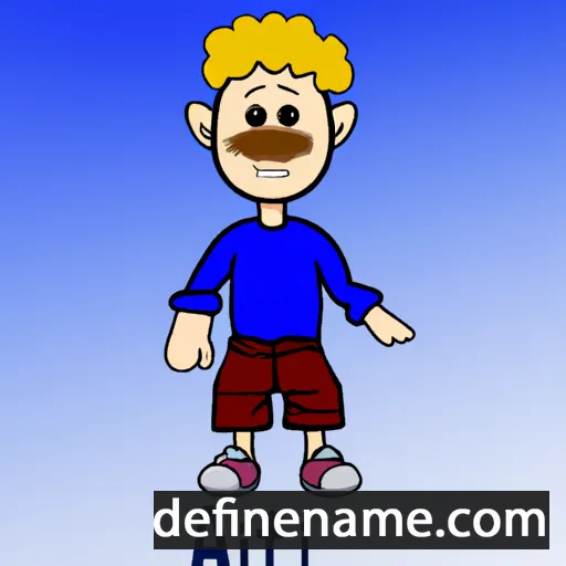 cartoon of the name Alfi