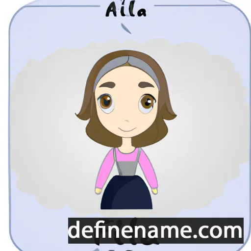 cartoon of the name Alfia