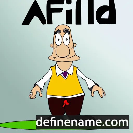 Alfild cartoon