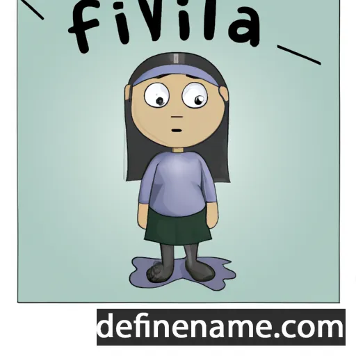 Alfiva cartoon