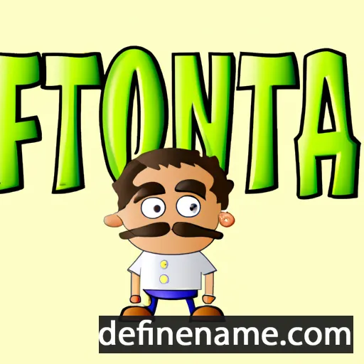 Alfontsa cartoon