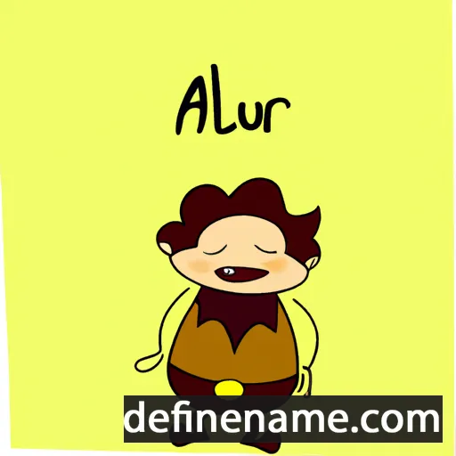 Alfrún cartoon