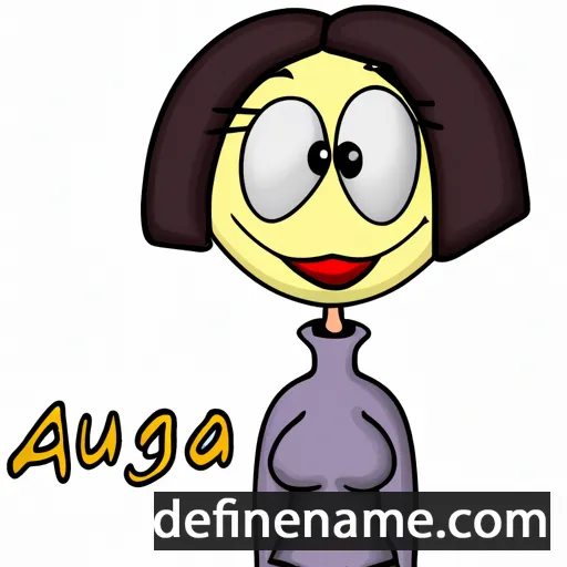 Algusta cartoon