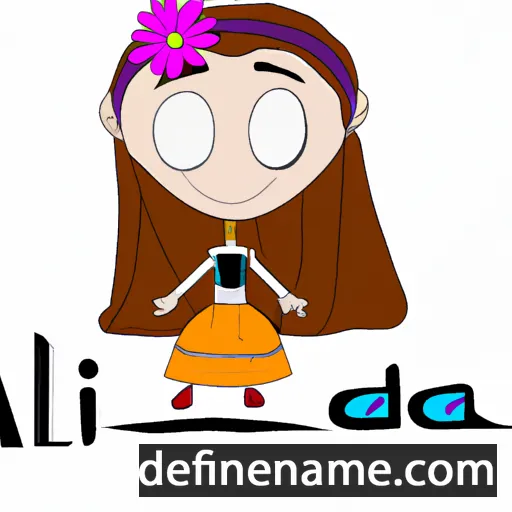 Alída cartoon