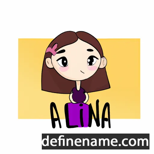 Alína cartoon