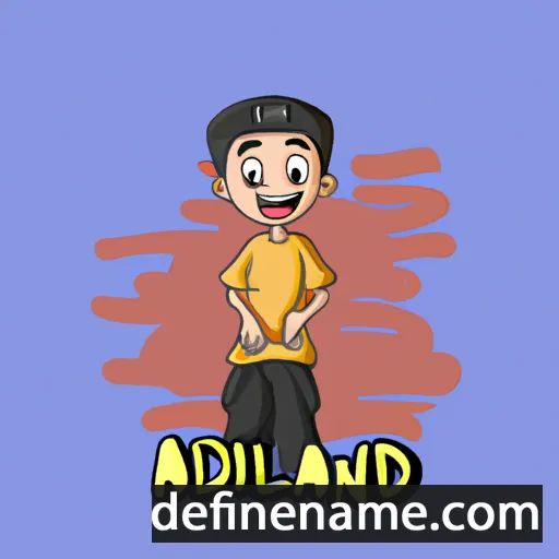 Aliando cartoon