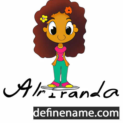 Aliandra cartoon