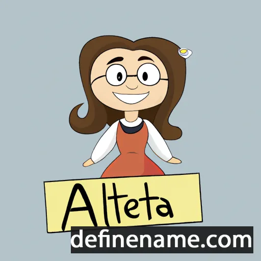 Alietta cartoon