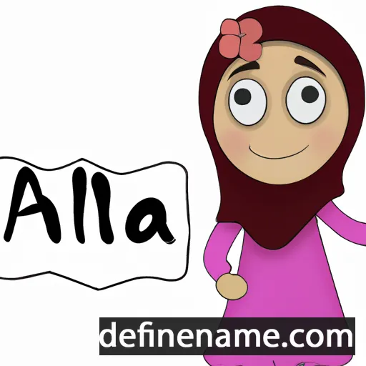 Aliha cartoon