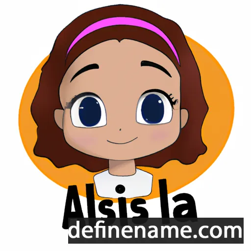 Aliissá cartoon