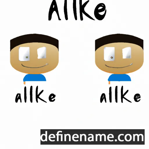 cartoon of the name Alike