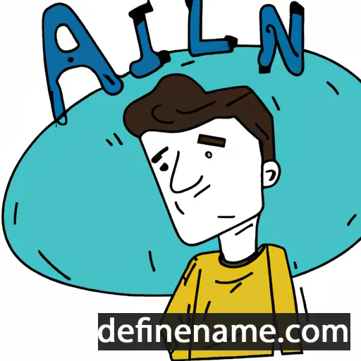 cartoon of the name Alin