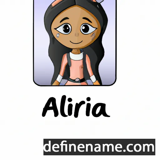 Aliria cartoon